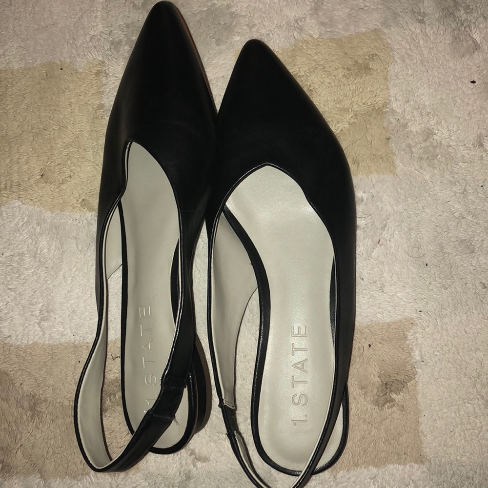 1State black Stylish Sandals